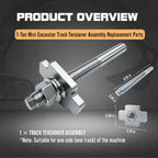 Fafeicy Mini Excavator Track Tensioner Assembly, 1 Ton