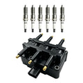 UF633 Ignition Coil &6 Iridium Spark Plug, Replace 56032520AB C1442 UF305