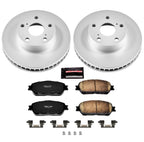 PowerStop Z17 Brake Pad & Fully Coated Rotor Kit Front CRK5431