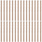 Mudder 30 Pcs 1/8" Drill Bit M35 High Speed Cobalt Drill Bit
