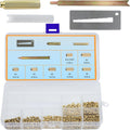 Keyway Rekey Kit for Kwikset Locks (1-6, 50 Each) | DIY Lock Rekeying Set Include 4-Tool & Brass Bottom Pins for Home
