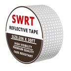 Reflective Tape 2 Inch x 30 Feet DOT-C2 Shining Star Fade Resistant White Reflective Tape Outdoor Waterproof Strong
