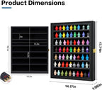 Minifigure Display Case - Building Block Toy Large Black