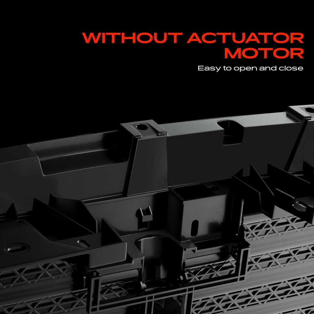 A-Premium Lower Radiator Grille Air Shutter Actuator Compatible with Ford