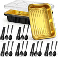 6 Set Disposable Chafing Dishes, 11 x 15 Inches with Lids