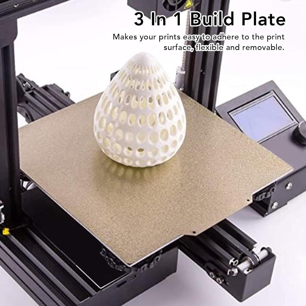 200x200mm Double Sided PEI Spring Steel Magnetic Build Plate for 3D Printer Bed Adhesion and Easy Print Removal |