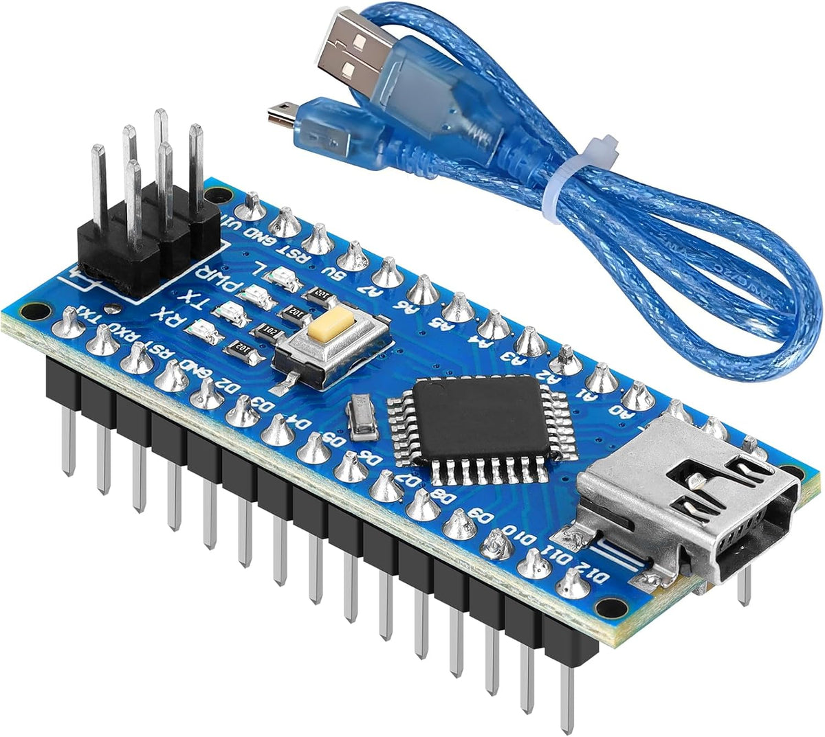 MakerFocus Nano V3.0 Board ATmega328P MCU CH340 USB-UART Chip