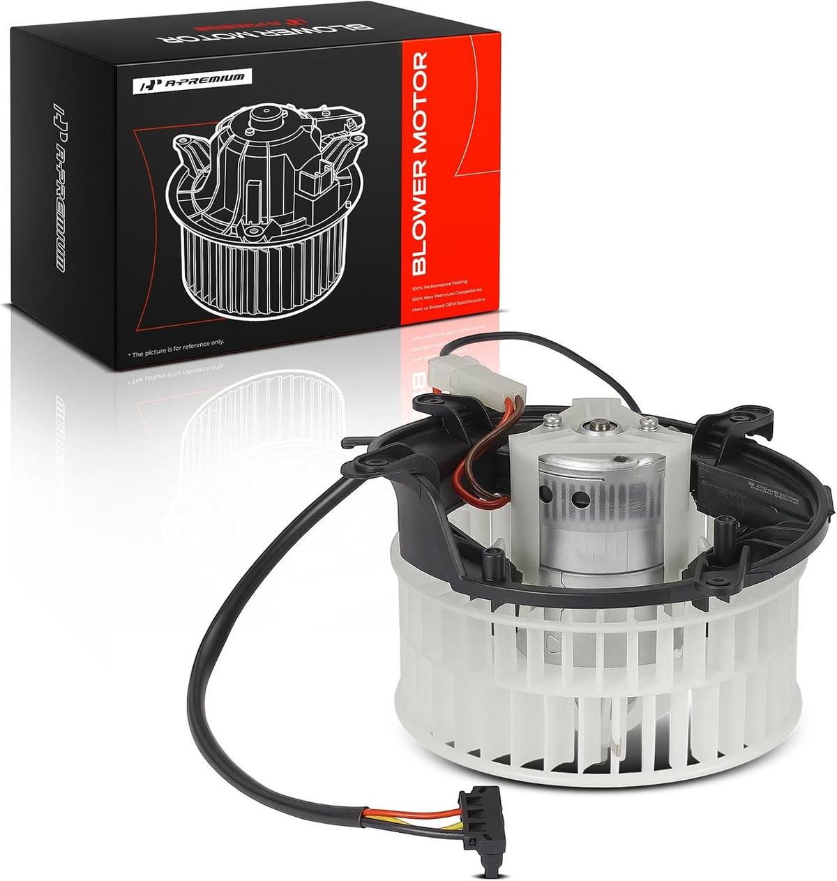 A-Premium Front HVAC Heater Blower Motor with Fan Cage