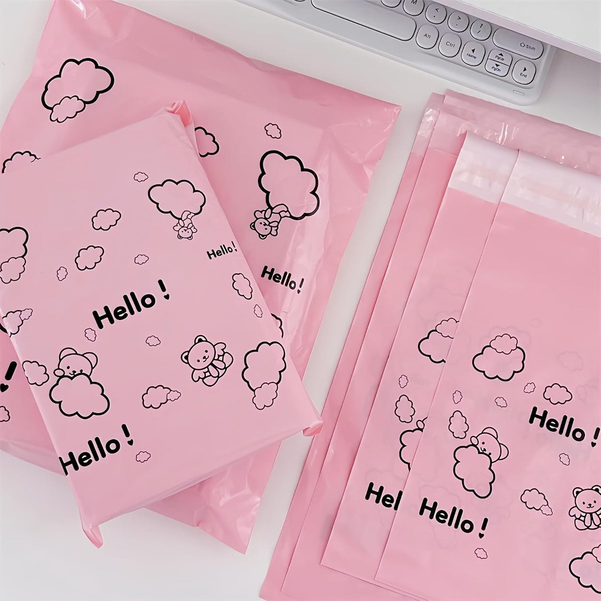 50 Pcs Poly Mailers Self-Seal Shipping Envelopes Packaging Bags