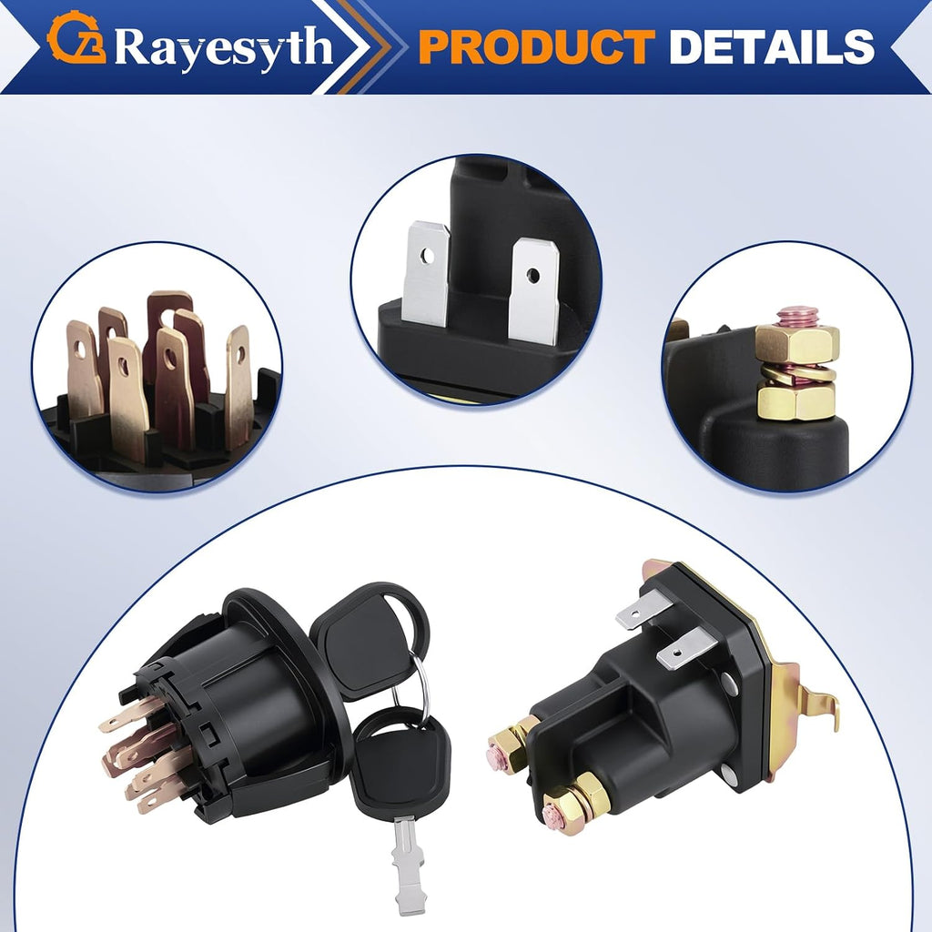 532193350 Ignition Switch 725-06153A Starter Solenoid for Husqvarna