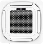 9000 BTU Ceiling Cassette Mini Split AC, 8-Way 360° Airflow