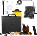 Solar Chicken Coop Shed Light, 160w Coop Heater, Single Light, Black