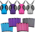 Loose Fitting Horse Fly Boots, Breathable Mesh Boots Protective Horse Leg Wraps, Horse Leggings for Preventing Flies