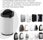 MZY LLC 4 Pack EV-PMF HEPA Filter Replacement for EyeVac Vacuum