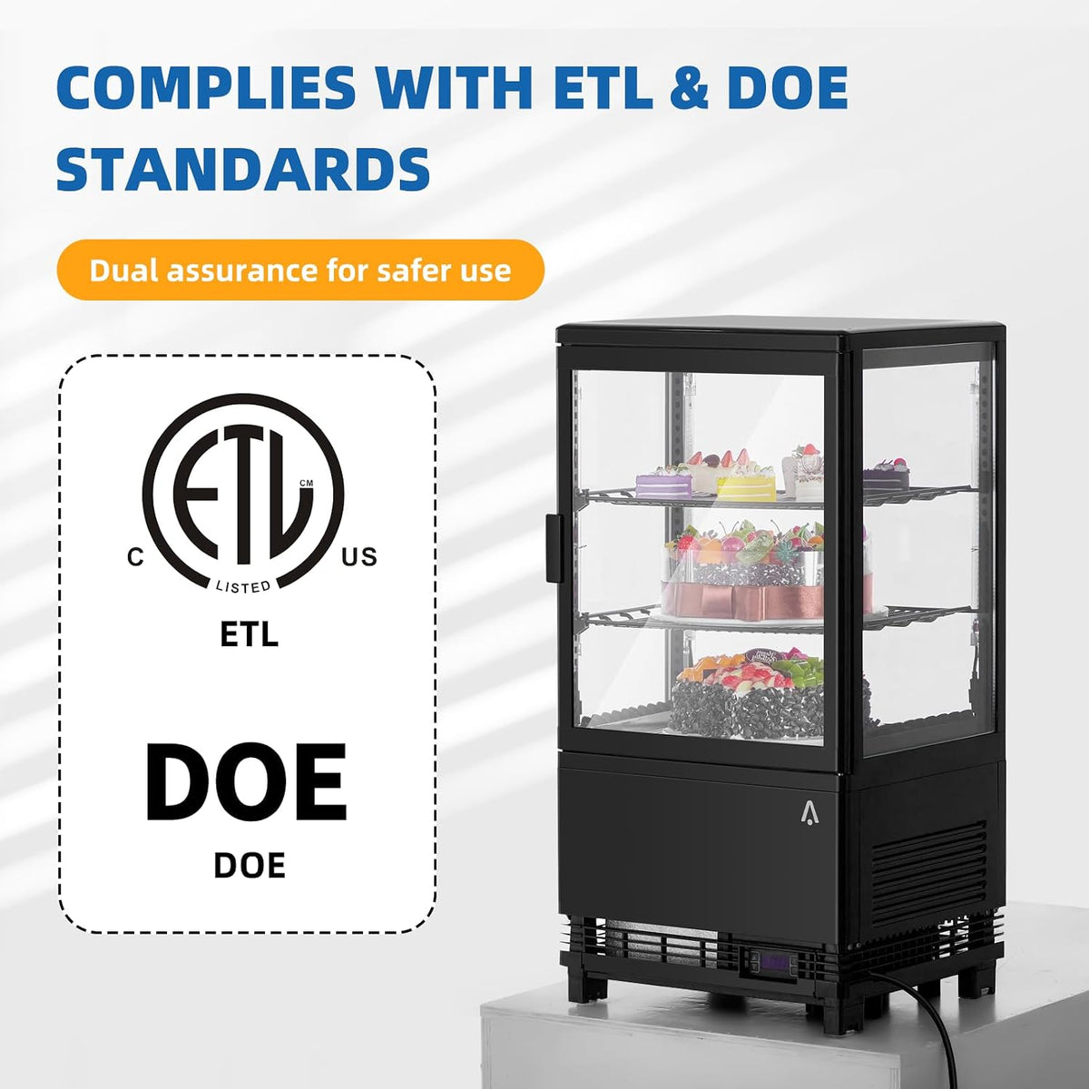 2.1 Cu.Ft. Commercial Bakery Display Refrigerator