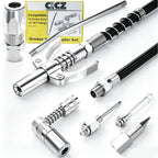 Grease Gun Accessory Kit with Quick-Release Coupler