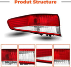 labwork Tail Light Assembly Replacement for Honda Accord 2003-2004