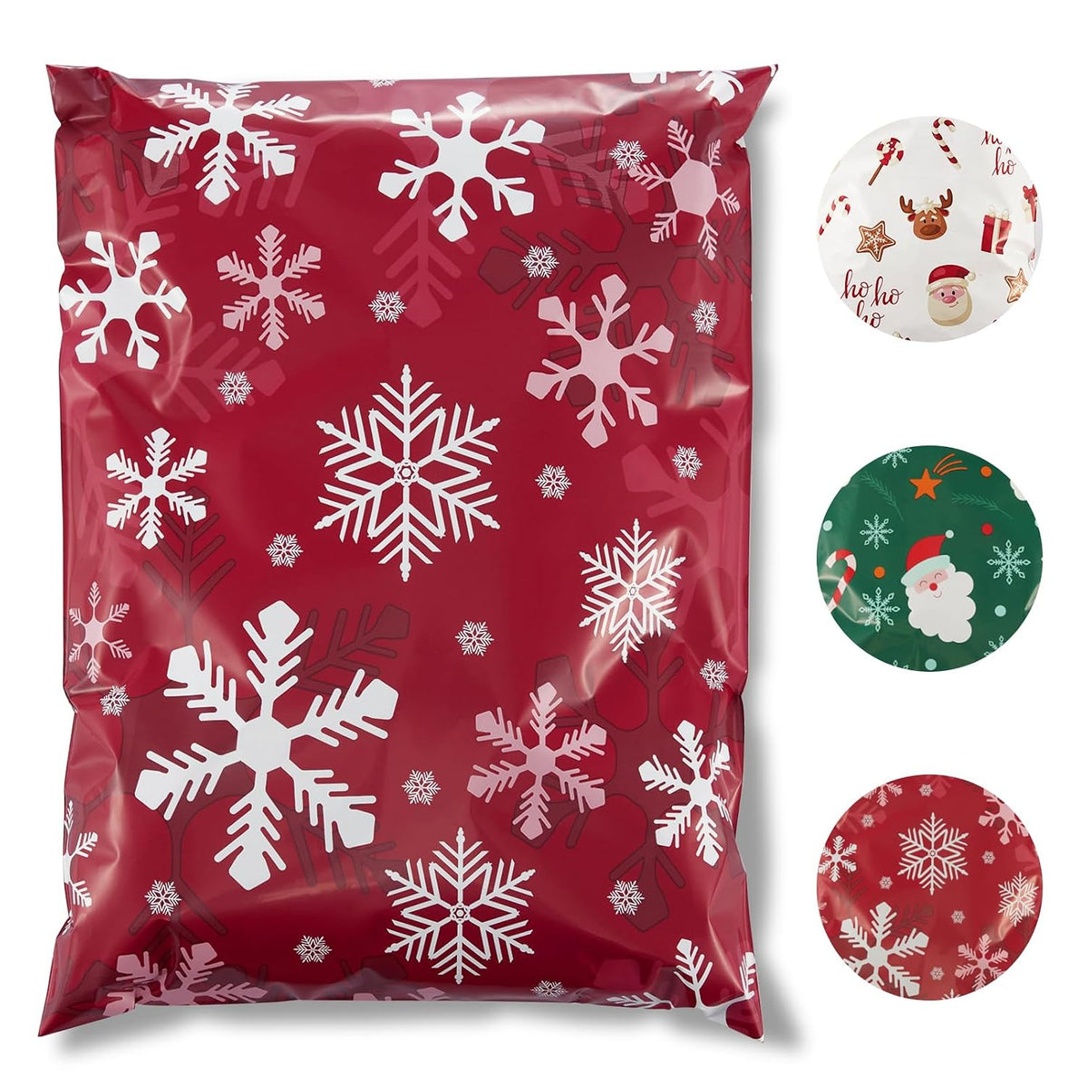 Christmas Poly Mailers 14.5x19" 50Pcs,Large Shipping Bag for Clothes