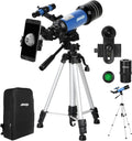 40070 Astronomy Telescopes for Beginners and Adults with K10 and K25 Eyepieces 70mm Travel Telescope Adjustable