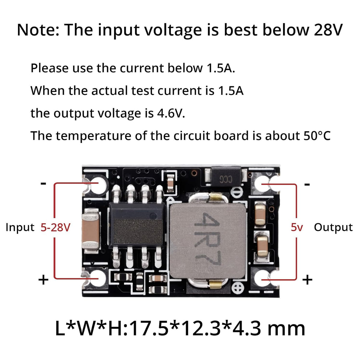 10-Pack Mini360 Buck Converter, MP1584EN Chip, 1.8A