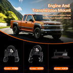 Engine and Transmission Motor Mount Kit, Set of 3 for H3 2006-2010