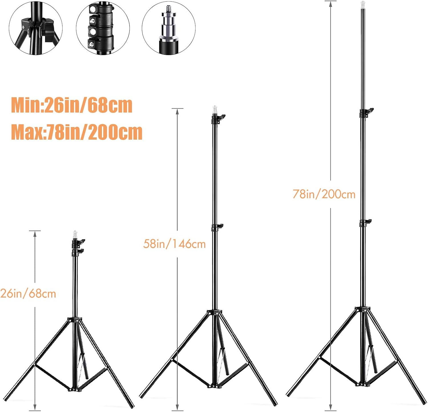 Softbox Photography Lighting Kit Professional Studio Equipment with 20"x28" Softbox, 2800-5700K 85W Bi-Color