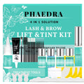 Lash Lift and Brow Lamination Kit Black Color, Professional 4 in1 Lash and Brow Perm Kit, 6-8 Weeks Long-lasting