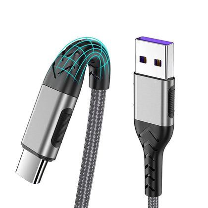 USB C Charger Cable, 2Pack 3ft Fast Charging 3 Feet USB Type C Cord Cable, 3 Foot Type C Charger Premium Nylon