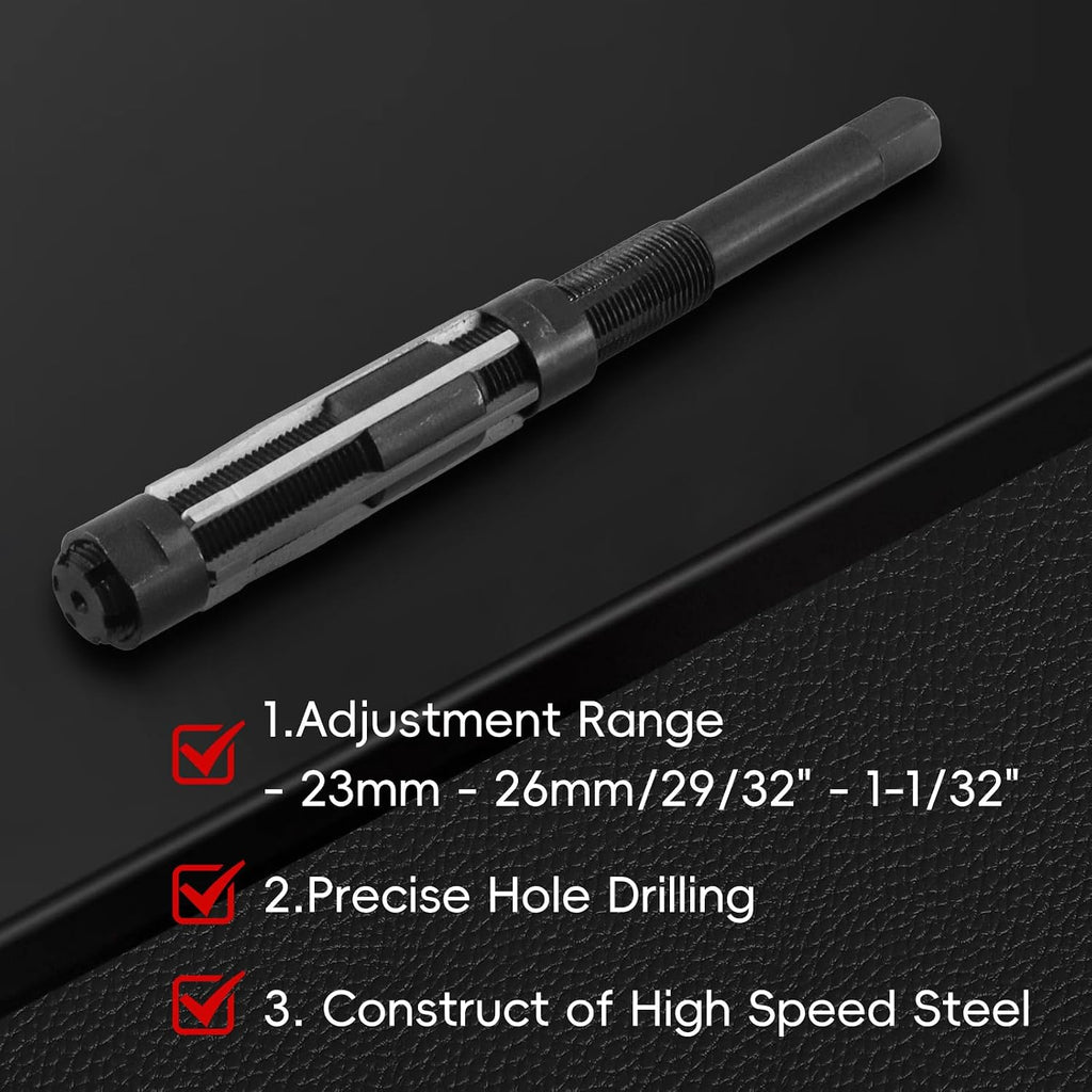 Adjustable Hand Reamer Square End Blade Reamer, 23-26mm/29/32" - 1-1/32"