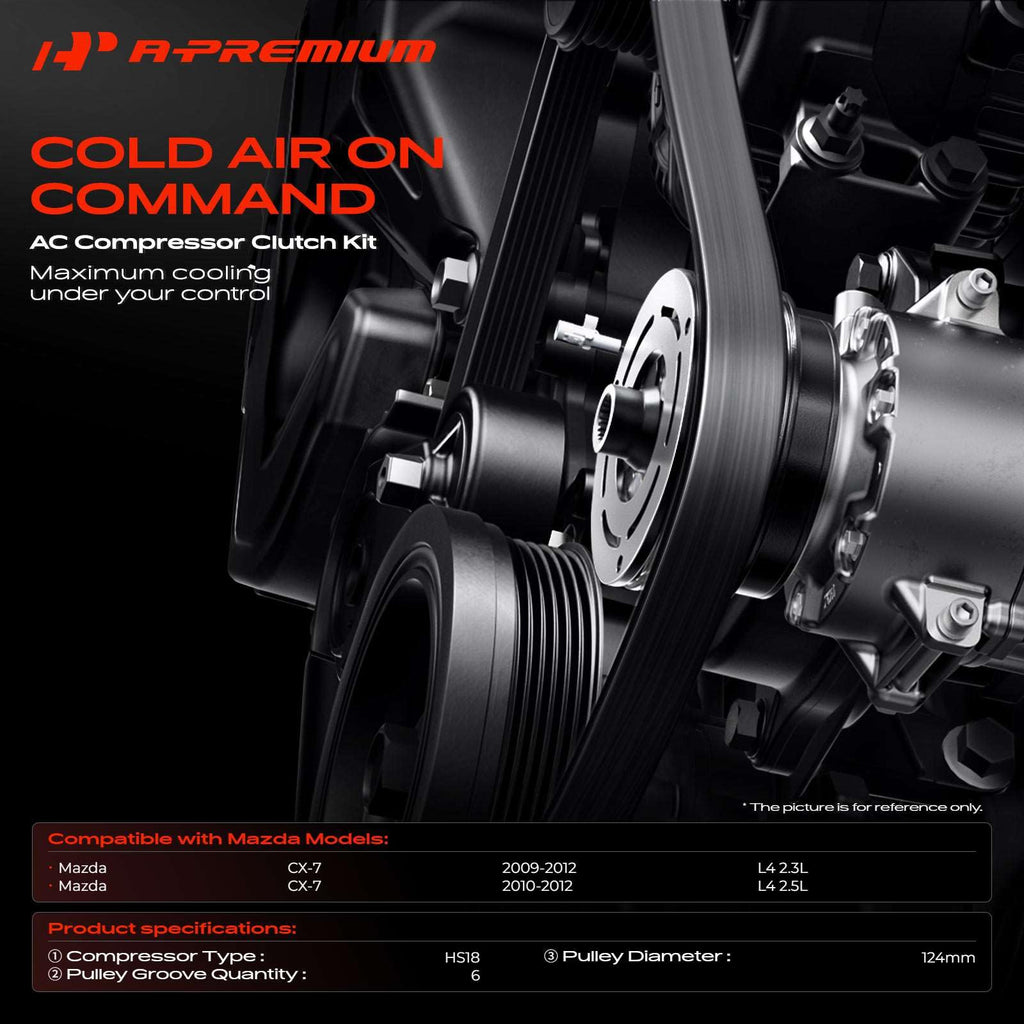 A-Premium Air Conditioner AC Compressor Clutch Kit