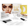 Lash Lift Kit & Brow Lamination Kit, 2 in 1 Professional Eyelash Curling and Eyebrow Lamination Set, DIY Eyelash Perm