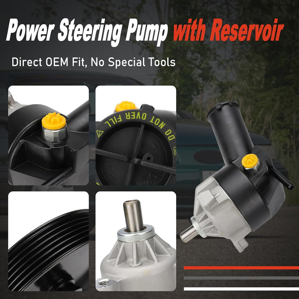 Power Steering Pump Compatible with Ford F100 Ranger Aerostar Exprlorer