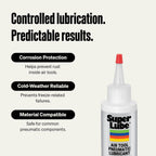 Super Lube 12004 Air Tool Lubricant, 4 oz Bottle, Translucent Clear