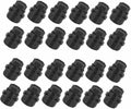 24pcs 15646250 Wheel Lug Nut Caps Black Covers fit for Chevy fit for Cadillac fit for Gmc 1500 2500 Truck Thread Size