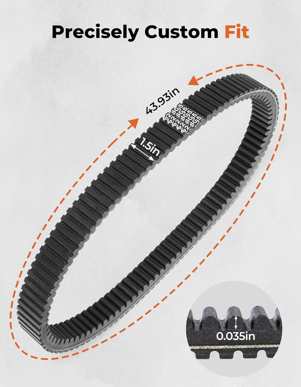 KEMIMOTO Upgraded X3 Drive Belt Compatible with Can-Am Maverick X3 & X3 MAX