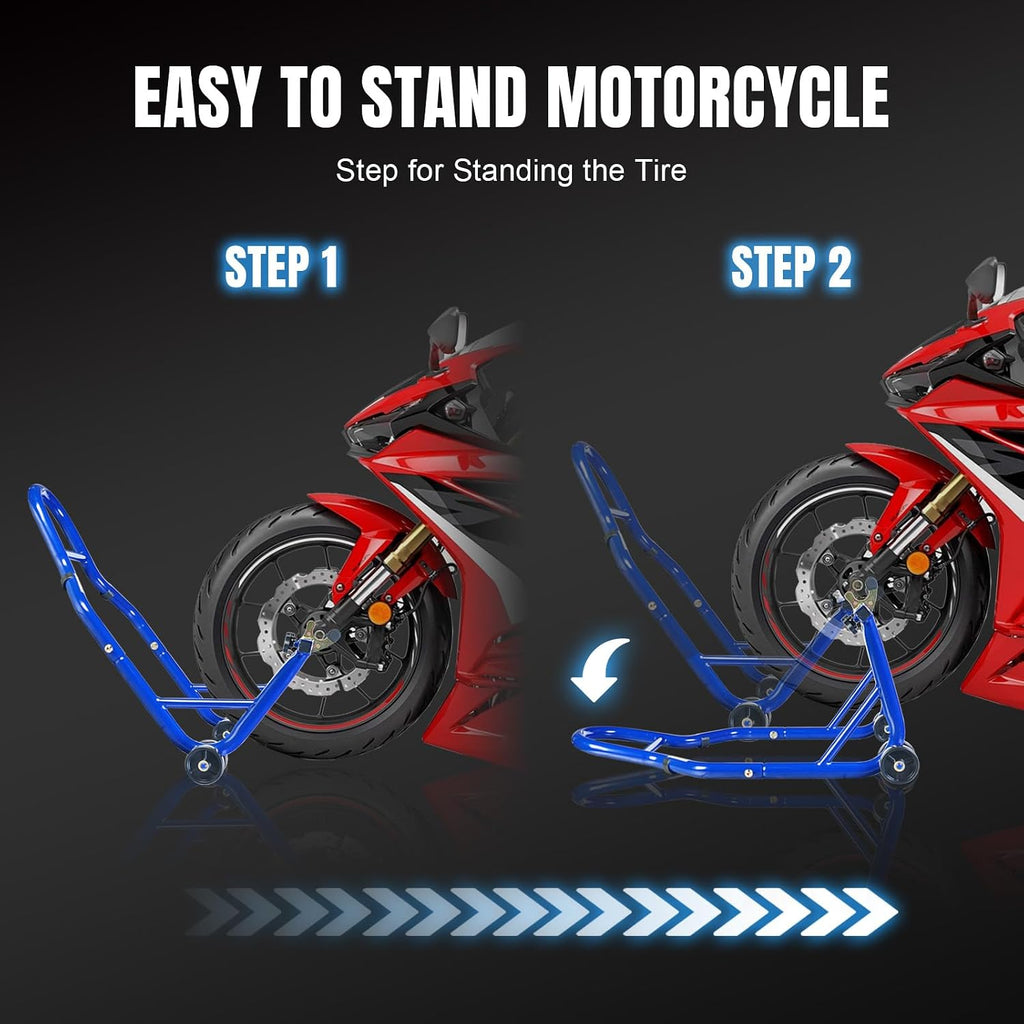 Motorcycle Stand Rear Combo Wheel Lift Stand, 500Lbs Capacity,Swingarm Spool Paddock Stand for Sport Bike,Fit for Yamaha