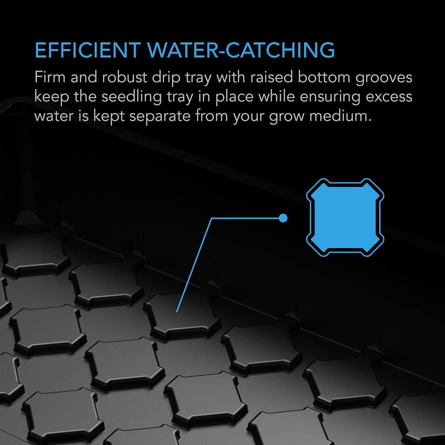Humidity Dome, Heavy-Duty Germination Kit. | 3 mm Thickest Dome, Drip Tray, 5x8 Seedling Tray, Vented Height