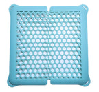 DEDEYA Silicone Dishwasher net/Basket for Small Parts, Mesh Bag (Light Blue)