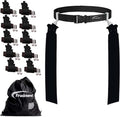 Adjustable Flag Football Belt Set, One Size Fits All | Pop-release flags for fast, fair calls; durable woven material