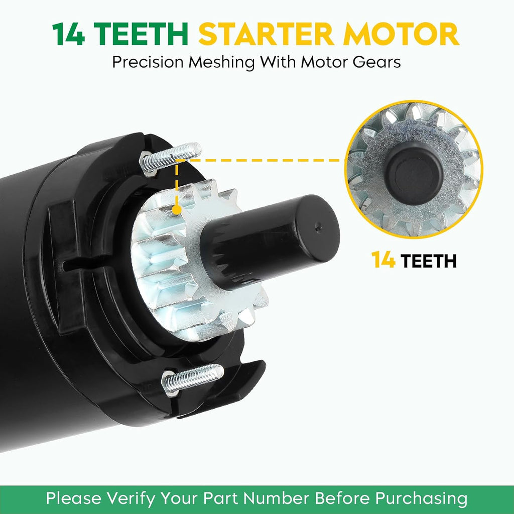 Starter Fits for Kohler 18HP 19HP 20HP Toro TimeCutter Z5000 Z4220 Z4200 2007-2009, G4010 G4020 2007 2008, LX465 LX460 LX425 LX420, 410-21065, KH20-098-05S,410-21112