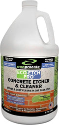 Eco Etch Pro Concrete Cleaner & Etcher Dissolver, Non-Toxic & Safe,1 Gallon | Efflorescence, Rust & Dirt Remover from