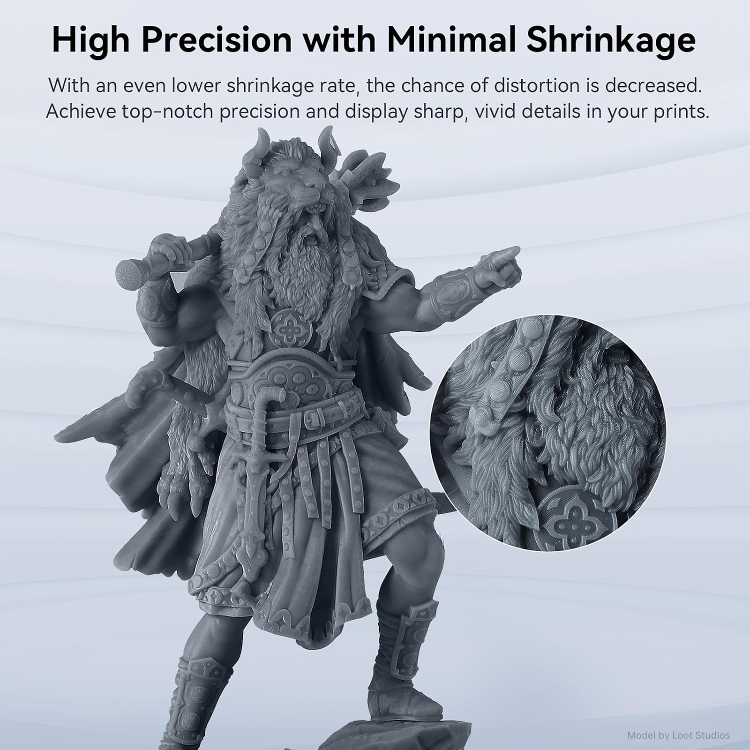 3D Printer Resin, Upgraded 8K Standard Resin V2, Enhanced Toughness and Strength, Lower-Odor, High Precision 3D
