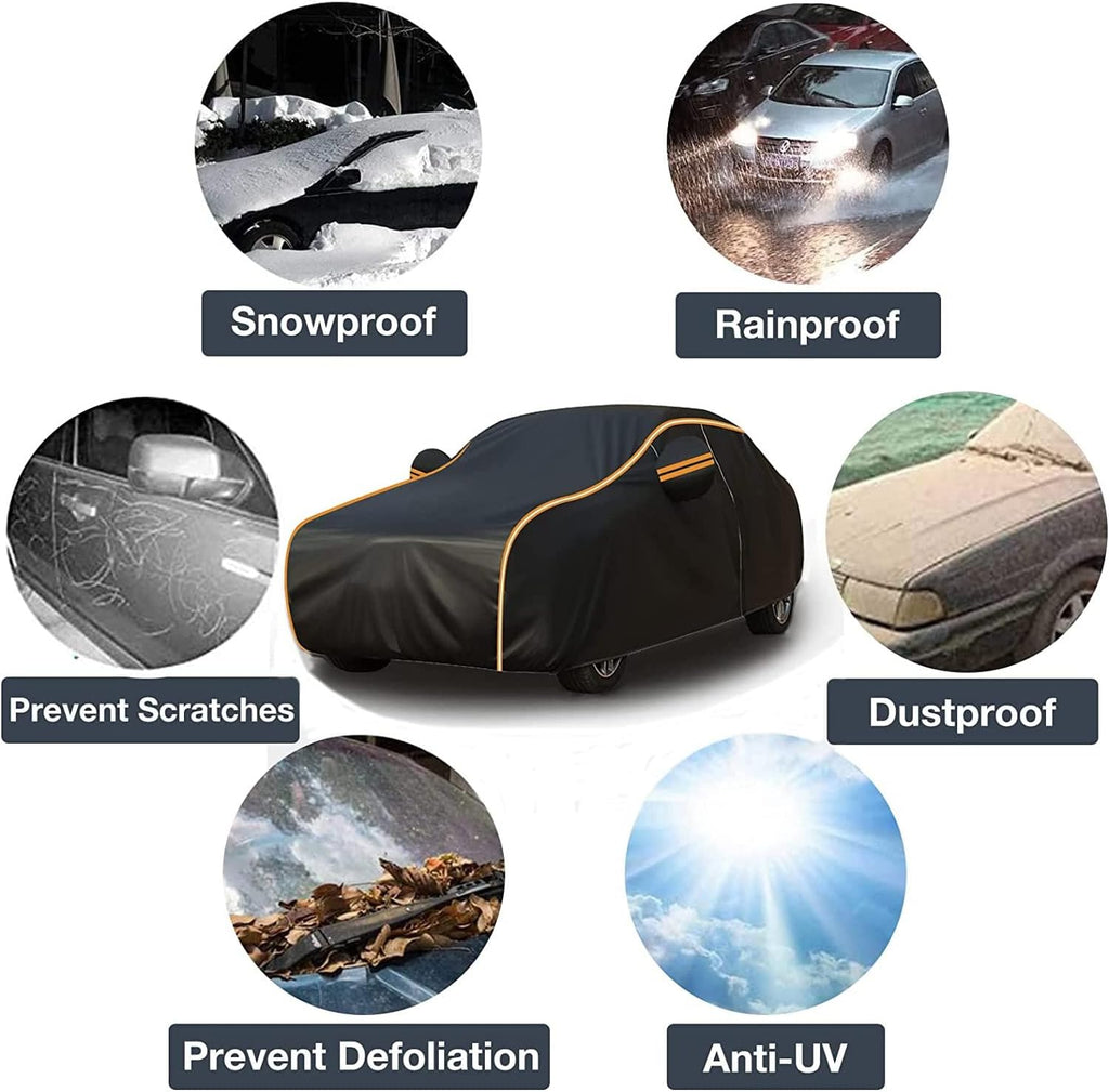 Car Cover Waterproof for Mercedes-Benz E-Class AMG E53 E63S E200 E300, Outdoor Car Covers Waterproof Breathable Large