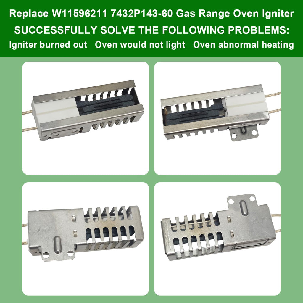 W11596211 7432P143-60 Gas Range Oven Ignite Replacement