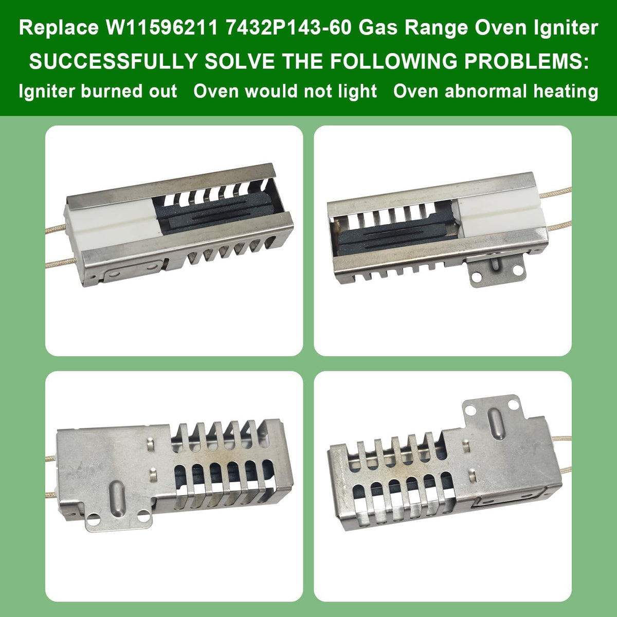 W11596211 7432P143-60 Gas Range Oven Ignite Replacement