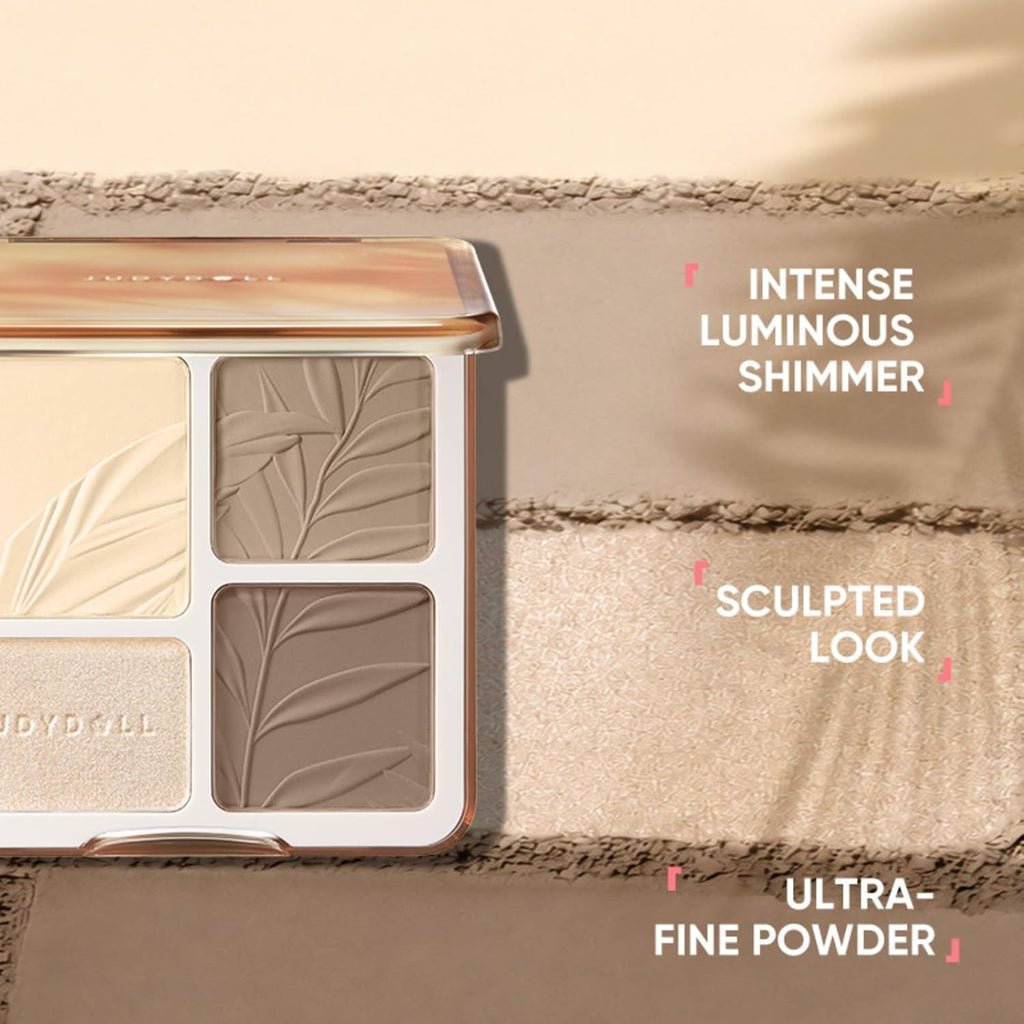 Contour Palette Highlighter Makeup Korean Makeup (02 Tree)