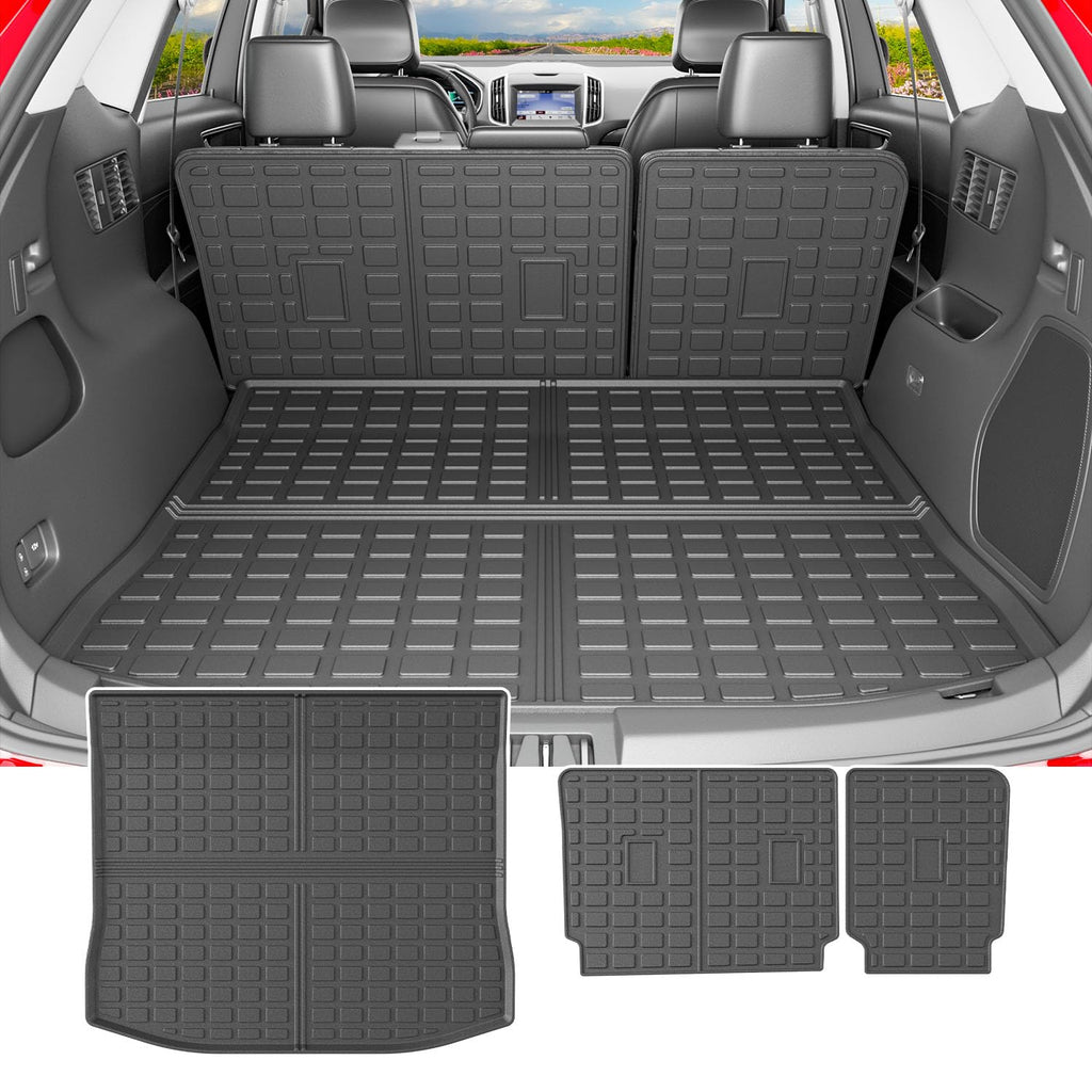 Cargo Mat & Backrest Mat Compatible with 2015-2024 Ford Edge