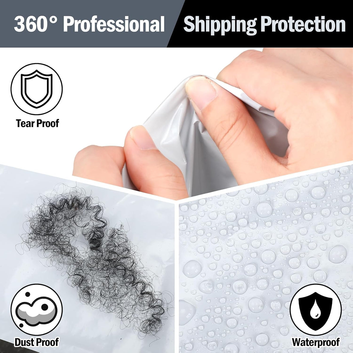 10 Pcs Poly Mailers 30x36 Large Shipping Bags Self Seal White