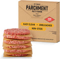 Hamburger Patty Paper Squares 5x5", 300 Pcs Parchment Paper Sheets