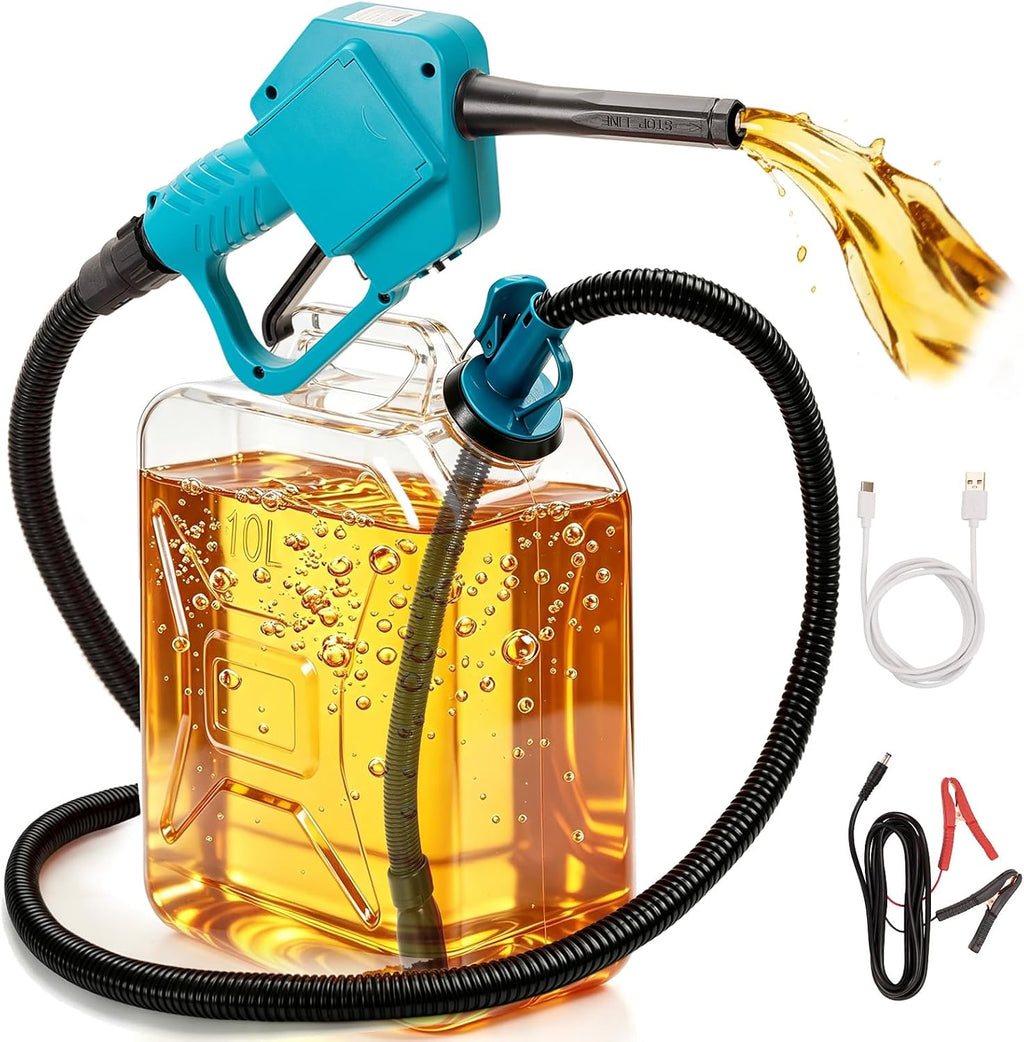 ALL-in-one Fuel Transfer Pump, Auto & Hand Nozzle,3.8GPM